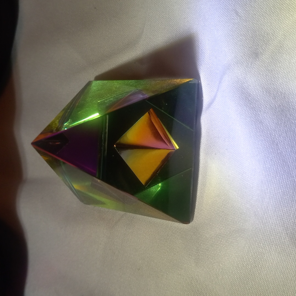 Glass pyramid